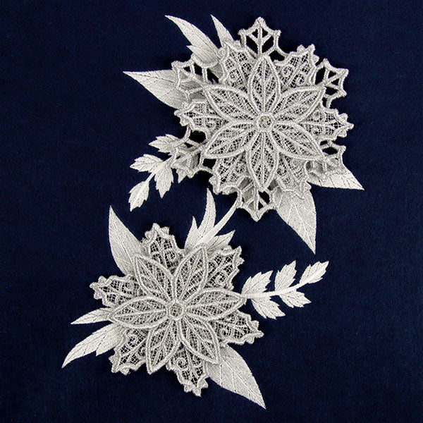 Frosted Snowflake Flower (Layered Lace)
