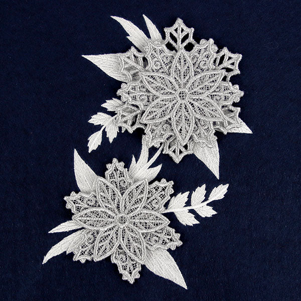 Frosted Snowflake Flower (Layered Lace)