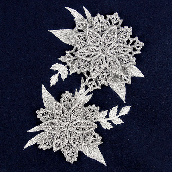 Frosted Snowflake Flower (Layered Lace)