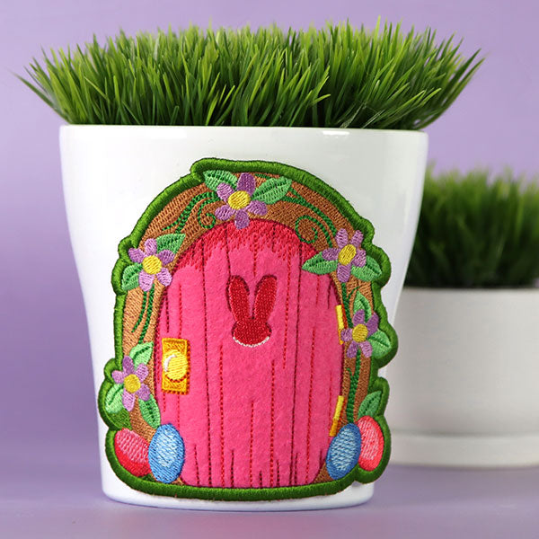 Easter Bunny Burrow Door (In-the-Hoop)