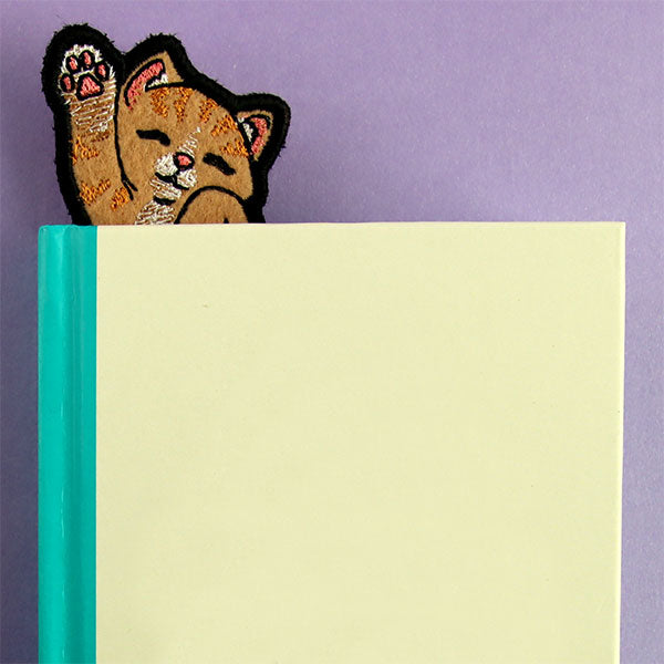 Reaching for Cuddles Cat Bookmark (In-the-Hoop)