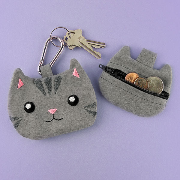 Kitty Cat Coin Purse (In-the-Hoop)