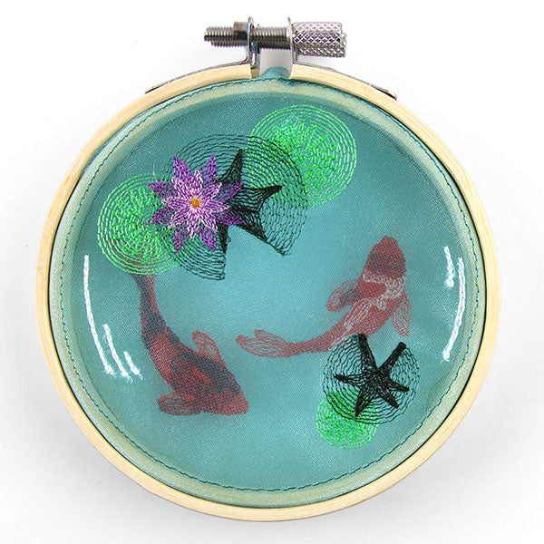 Koi Pond Shadowbox (Organza)