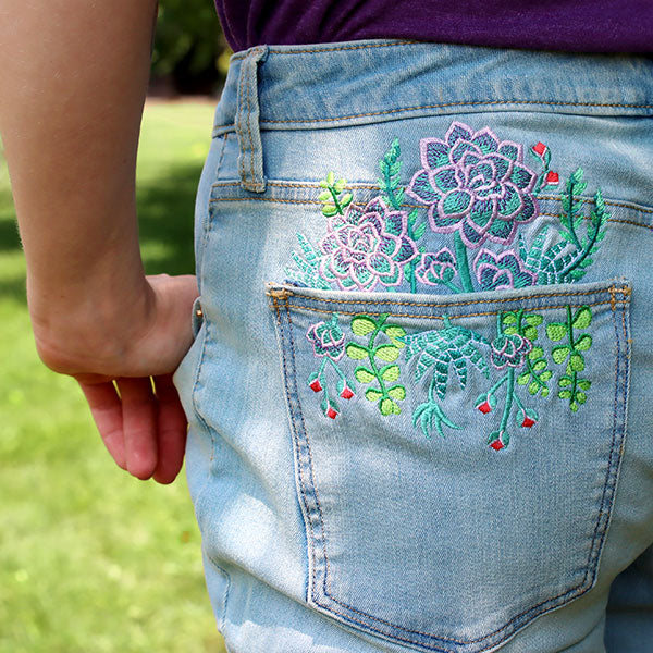 Succulent Details Flower Pocket