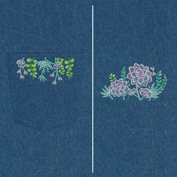 Succulent Details Flower Pocket