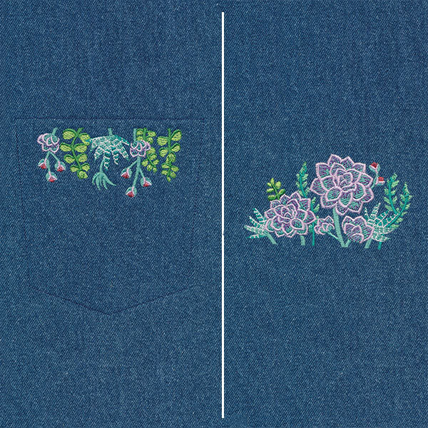 Succulent Details Flower Pocket