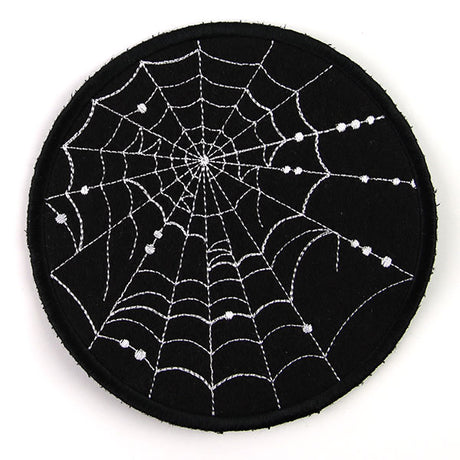 Spiraling Spiderwebs Coaster (In-the-Hoop)