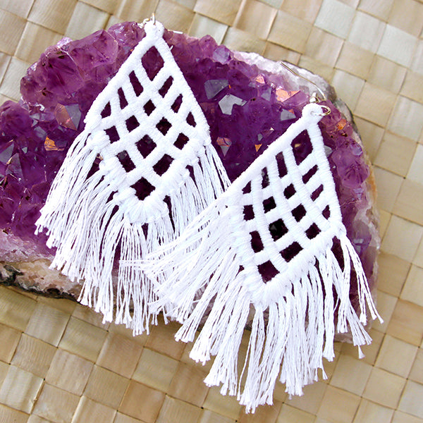 Geometric Earrings (Lace)