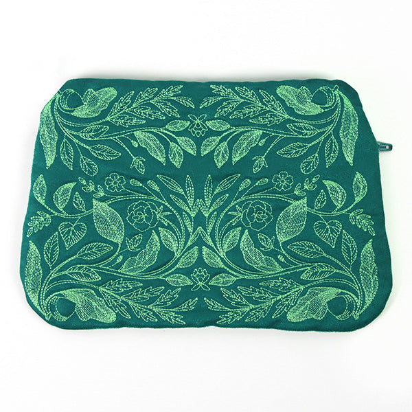 Botanical Bliss Lined Zipper Pouch (In-the-hoop)