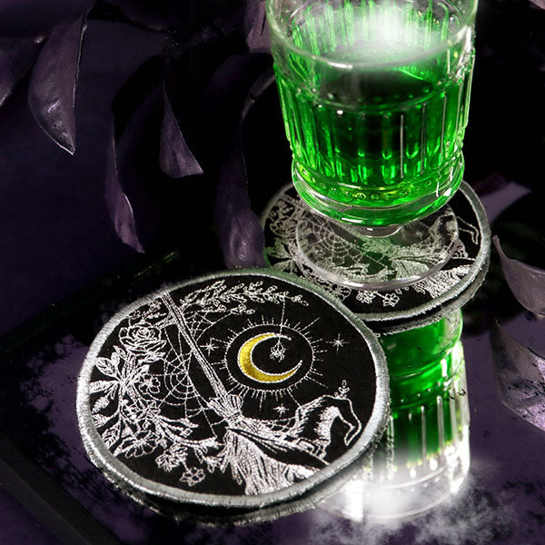 Midnight Witches Coaster (In-the-Hoop)