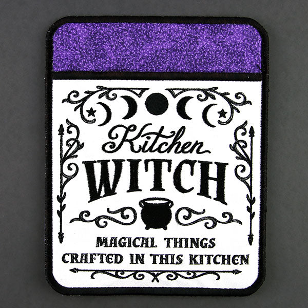 Kitchen Witch Magic Pot Holder (In-the-Hoop)