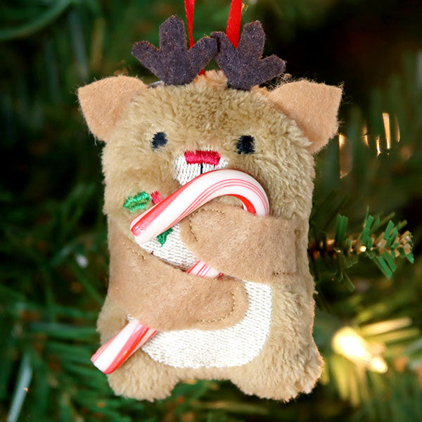 Fluffy Reindeer Candy Cane Holder (In-the-Hoop)
