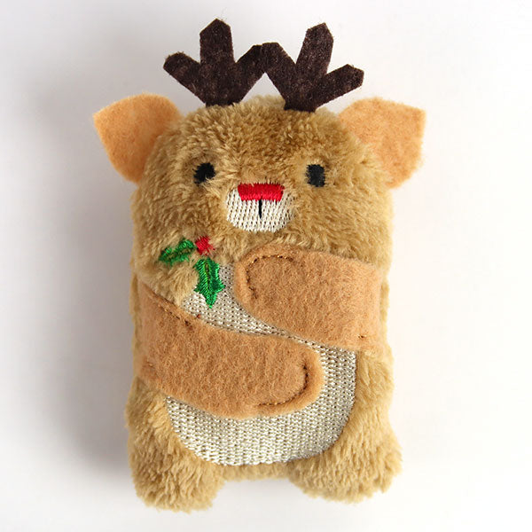 Fluffy Reindeer Candy Cane Holder (In-the-Hoop)