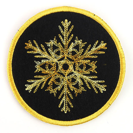 Elements of Winter Snowflake Coaster 1 (In-the-Hoop)
