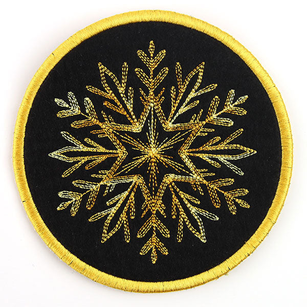 Elements of Winter Snowflake Coaster 2 (In-the-Hoop)