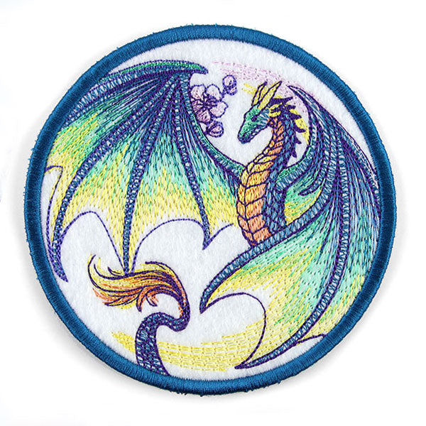 Dragon in Flight Coaster (In-the-Hoop)