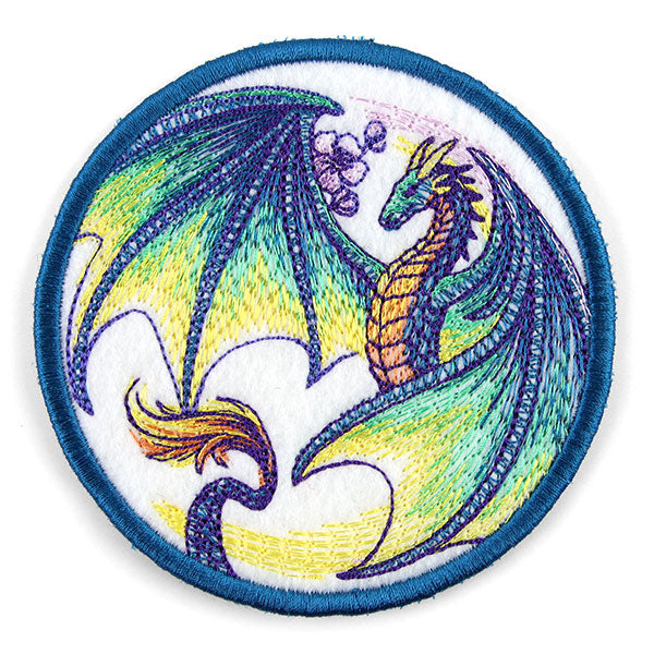 Dragon in Flight Coaster (In-the-Hoop)