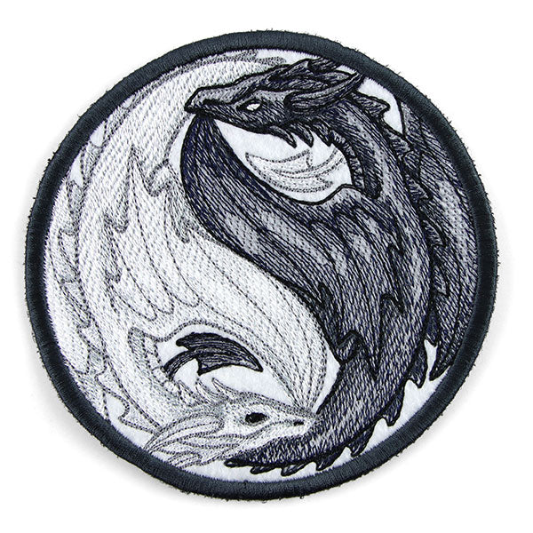 Yin Yang Dragons Coaster (In-the-Hoop)