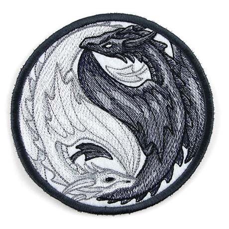 Yin Yang Dragons Coaster (In-the-Hoop)