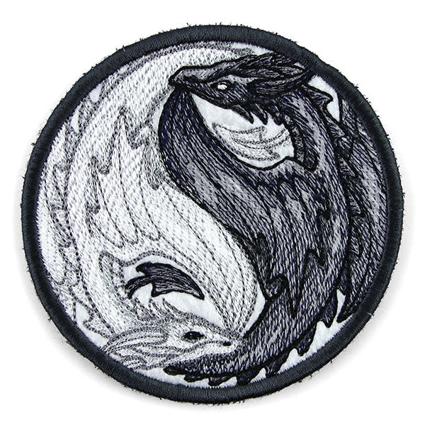 Yin Yang Dragons Coaster (In-the-Hoop)
