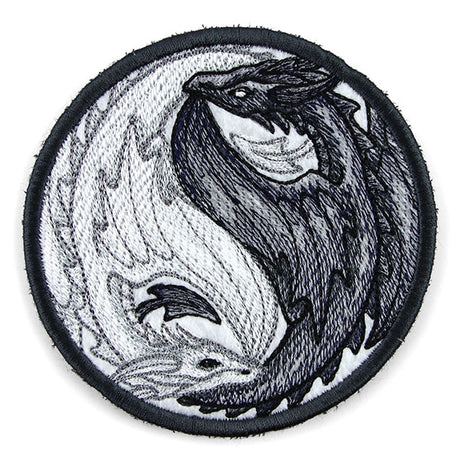 Yin Yang Dragons Coaster (In-the-Hoop)