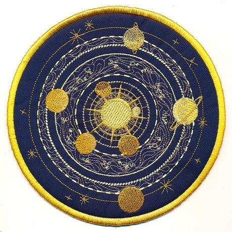 Starry Planet Trivet (In-the-Hoop)