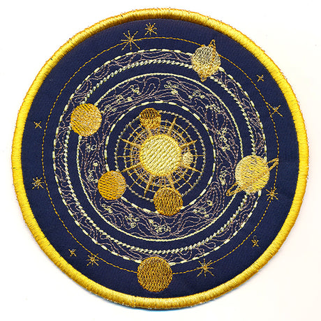 Starry Planet Trivet (In-the-Hoop)