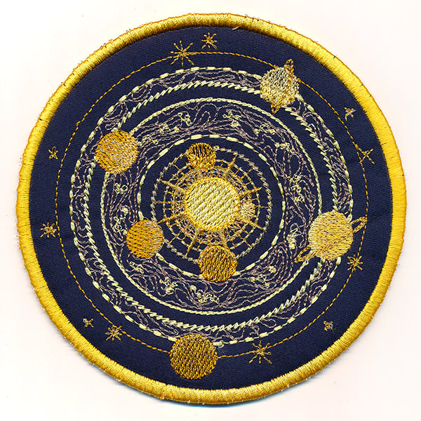 Starry Planet Trivet (In-the-Hoop)