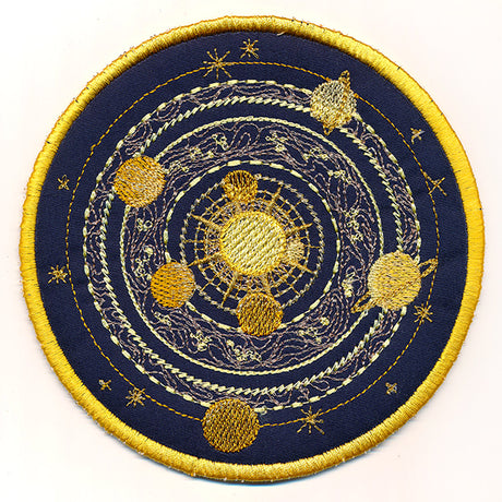 Starry Planet Trivet (In-the-Hoop)