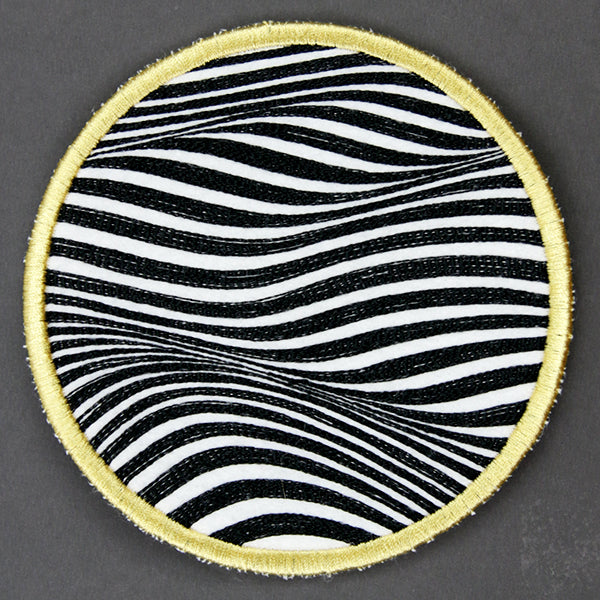 Optical Illusion Circle Coaster 2 (In-the-Hoop)