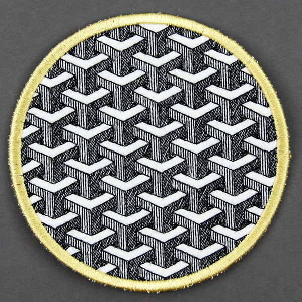 Optical Illusion Circle Coaster 3 (In-the-Hoop)