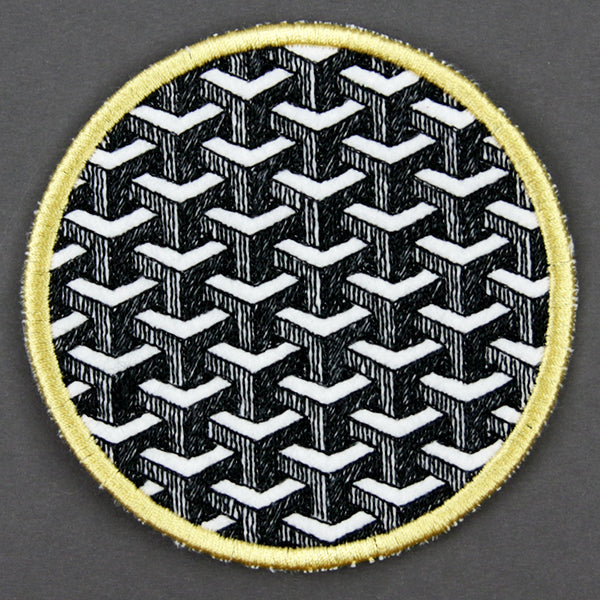 Optical Illusion Circle Coaster 3 (In-the-Hoop)