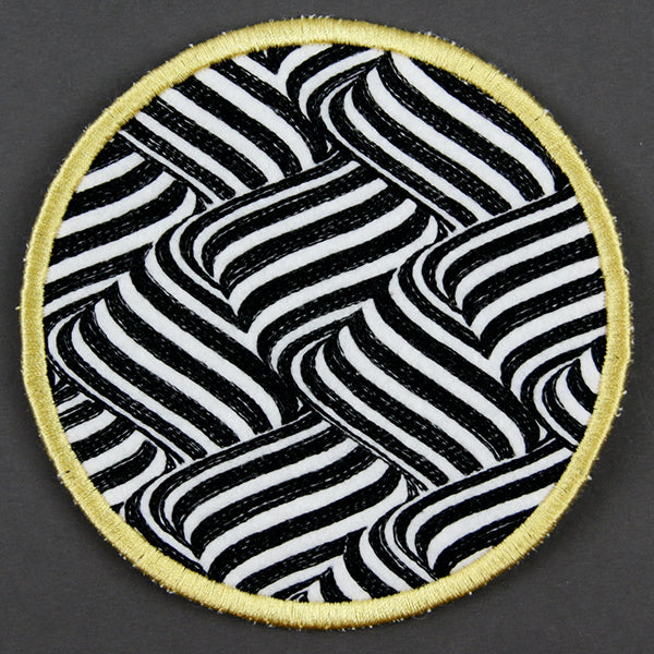Optical Illusion Circle Coaster 4 (In-the-Hoop)