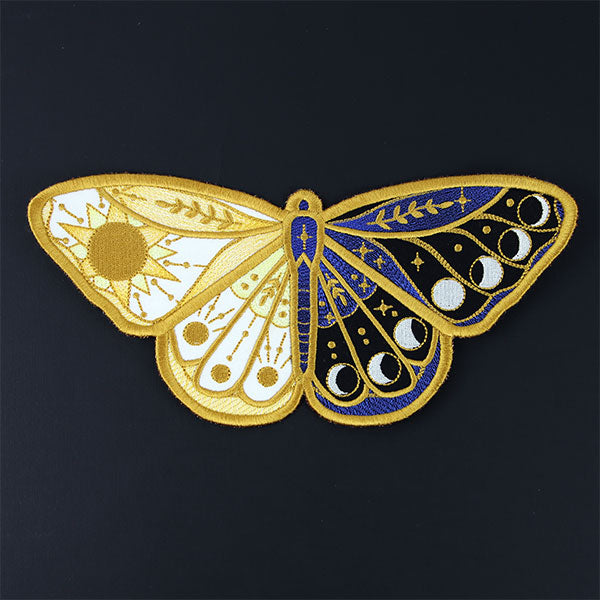 From Day to Night Butterfly Patch (In-the-Hoop)