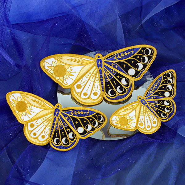 From Day to Night Butterfly Patch (In-the-Hoop)