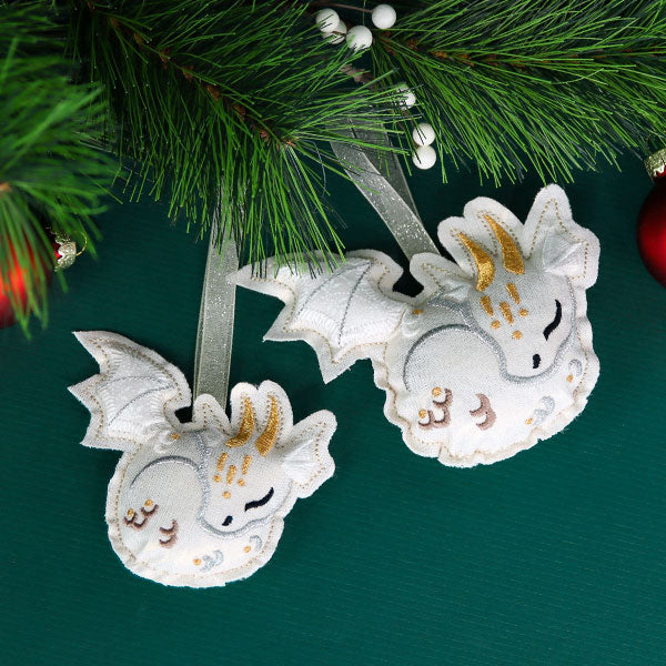 Sweet Dragon Ornament (In-the-Hoop)