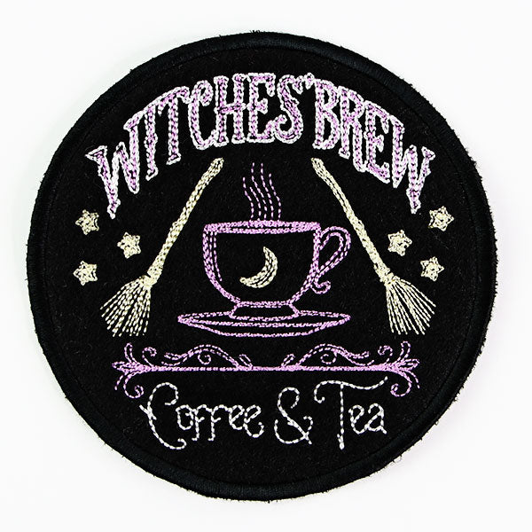 Halloween Coasters - Witches' Brew (In-the-Hoop)