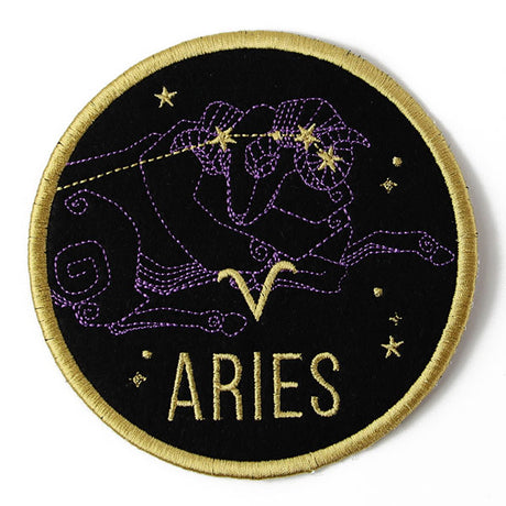 Zodiac Constellations Coaster - Aries (In-the-Hoop)