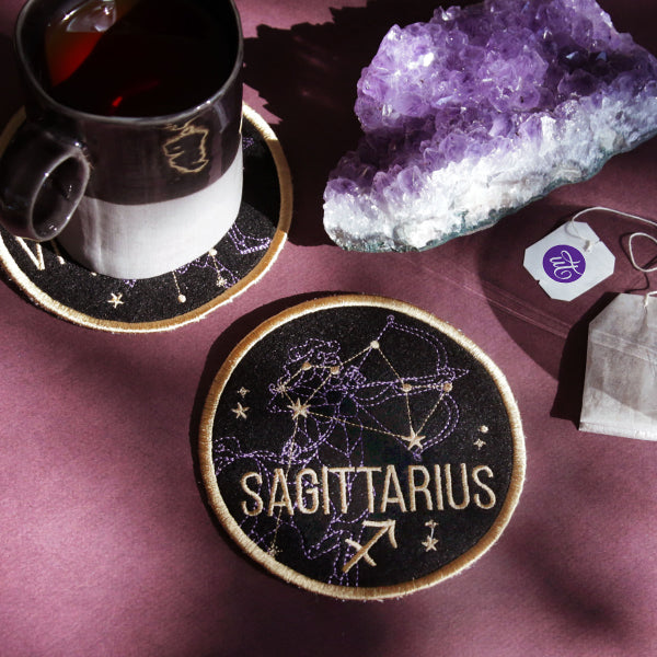 Zodiac Constellations Coaster - Sagittarius (In-the-Hoop)