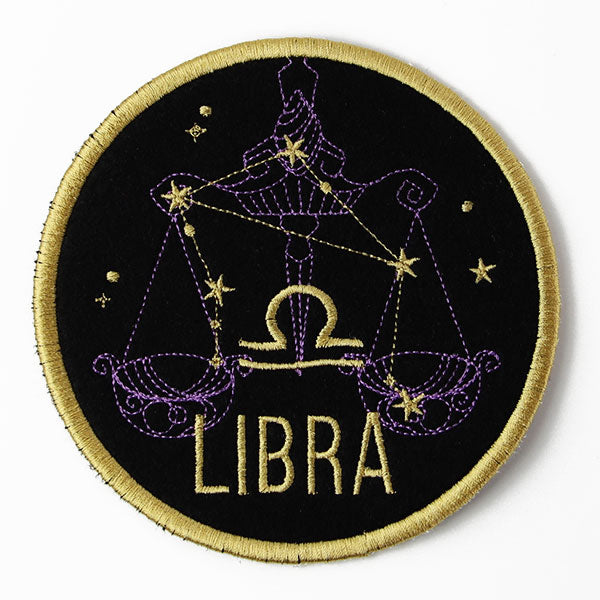 Zodiac Constellations Coaster - Libra (In-the-Hoop)