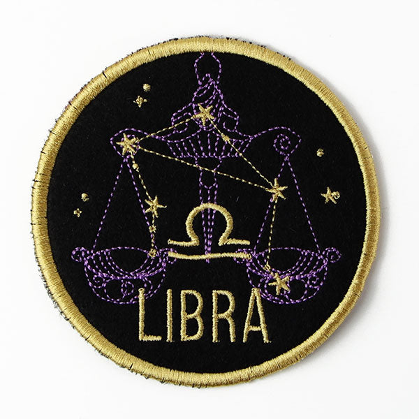 Zodiac Constellations Coaster - Libra (In-the-Hoop)
