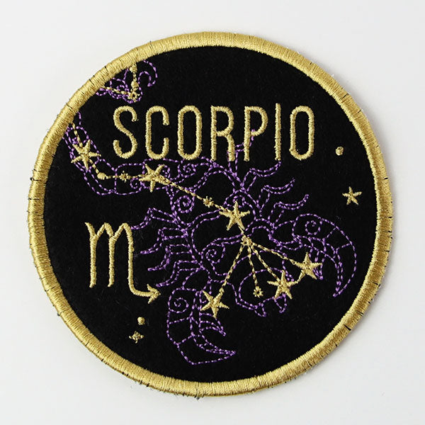 Zodiac Constellations Coaster - Scorpio (In-the-Hoop)