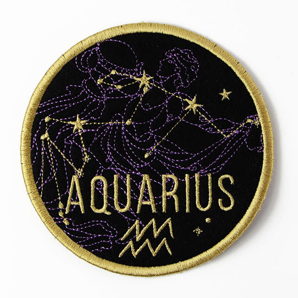 Zodiac Constellations Coaster - Aquarius (In-the-Hoop)