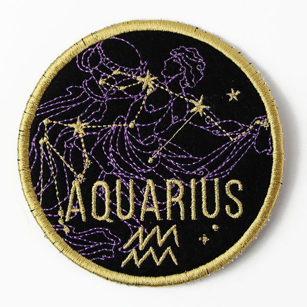 Zodiac Constellations Coaster - Aquarius (In-the-Hoop)