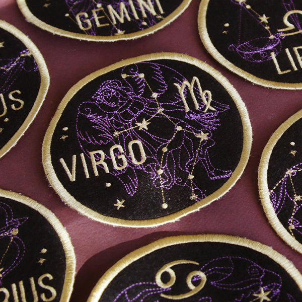 Zodiac Constellations Coaster - Virgo (In-the-Hoop)