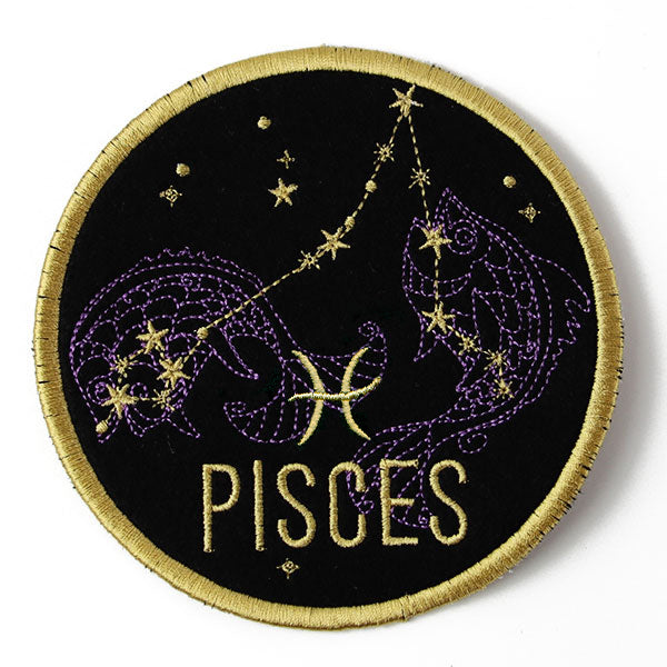 Zodiac Constellations Coaster - Pisces (In-the-Hoop)