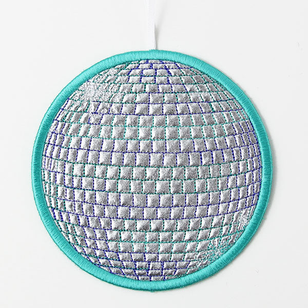 Ready to Party Disco Ball Coaster (In-the-Hoop)