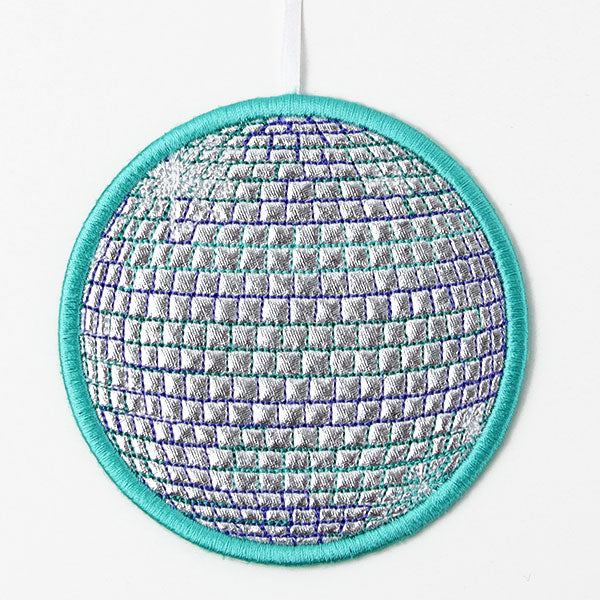 Ready to Party Disco Ball Coaster (In-the-Hoop)