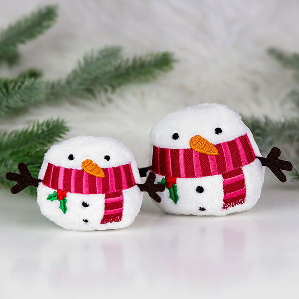Fluffy & Festive Snowman (In-the-Hoop)