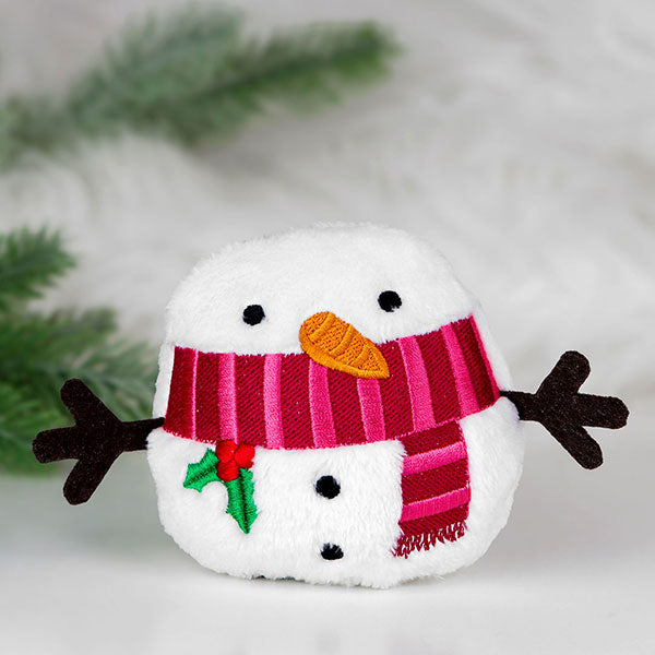 Fluffy & Festive Snowman (In-the-Hoop)